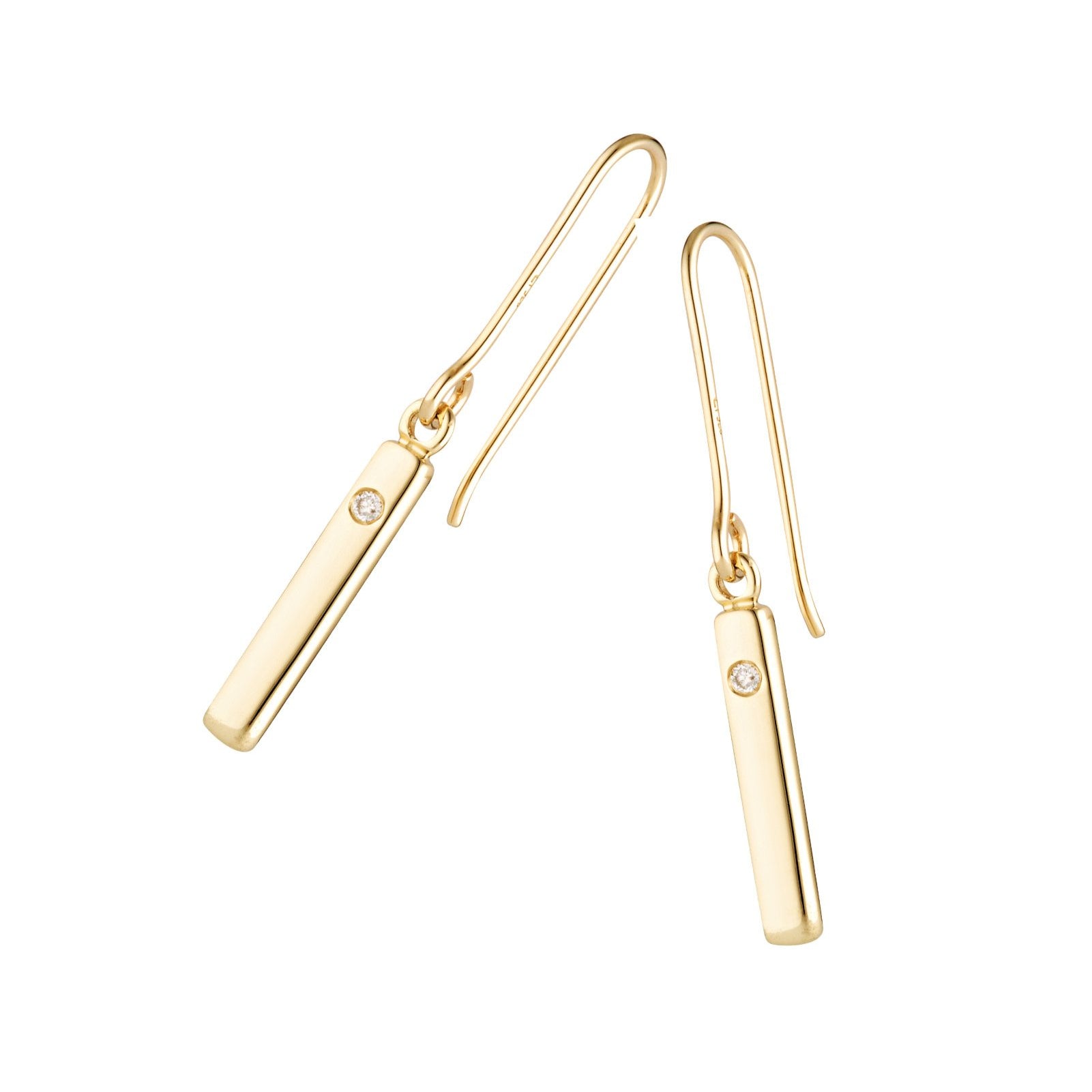 Picture of Luna Rae Solid 9k Gold Amore Earrings