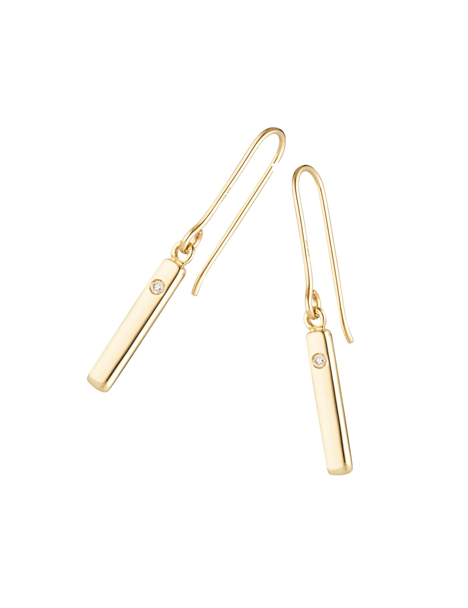 Picture of Luna Rae Solid 9k Gold Amore Earrings