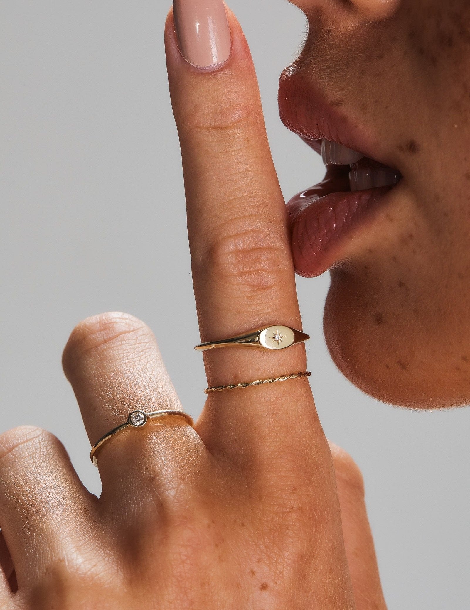 Picture of Luna Rae Solid 9k Gold Astra Ring