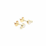 Picture of Luna Rae Solid 9k Gold Dara Studs