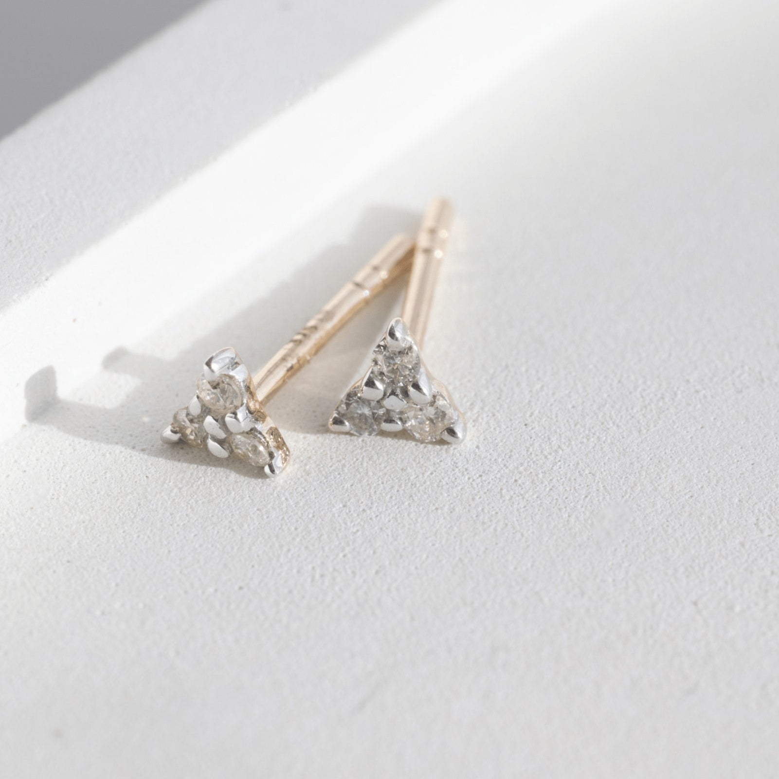 Picture of Luna Rae Solid 9k Gold Diamond Dancer Studs