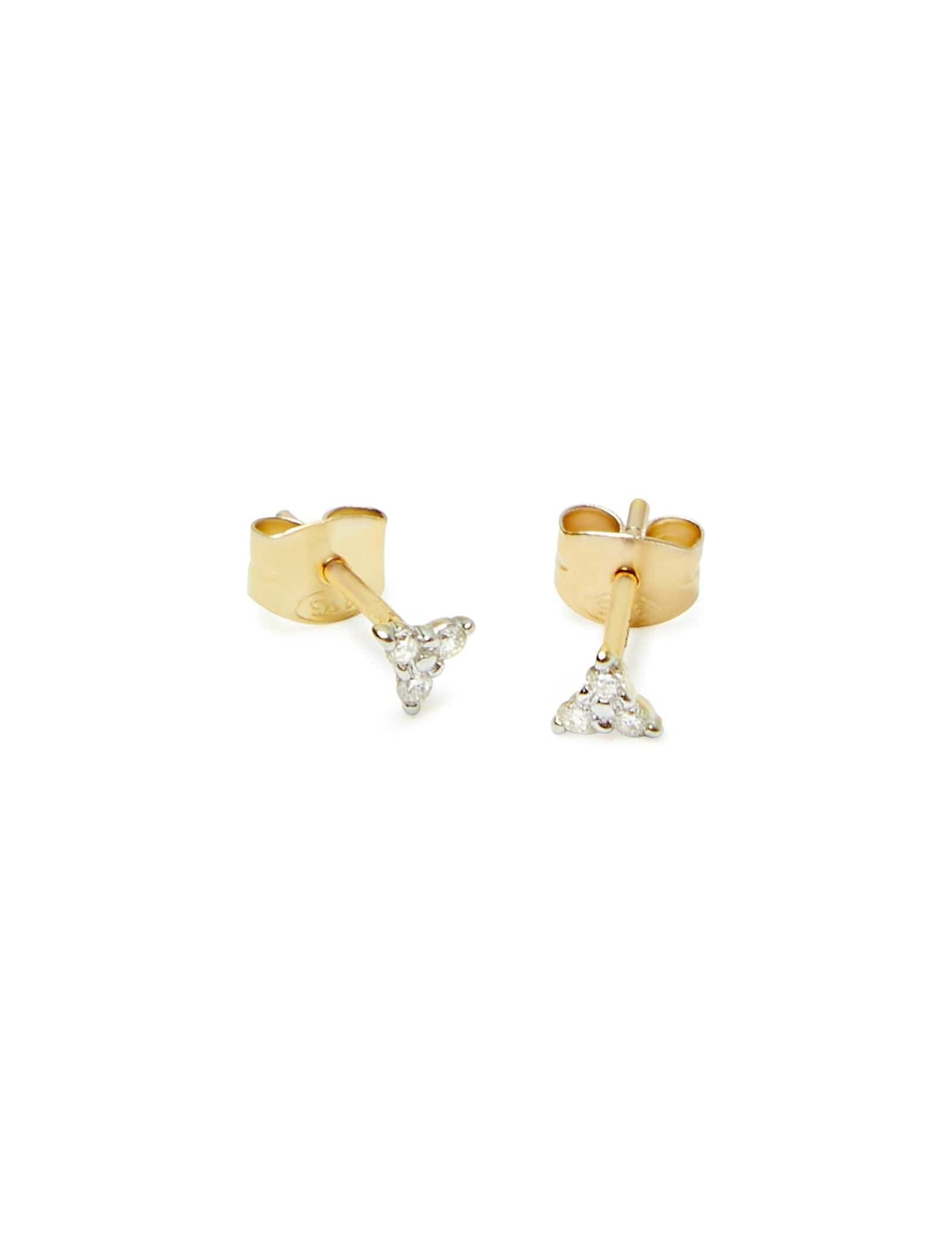 Picture of Luna Rae Solid 9k Gold Diamond Dancer Studs