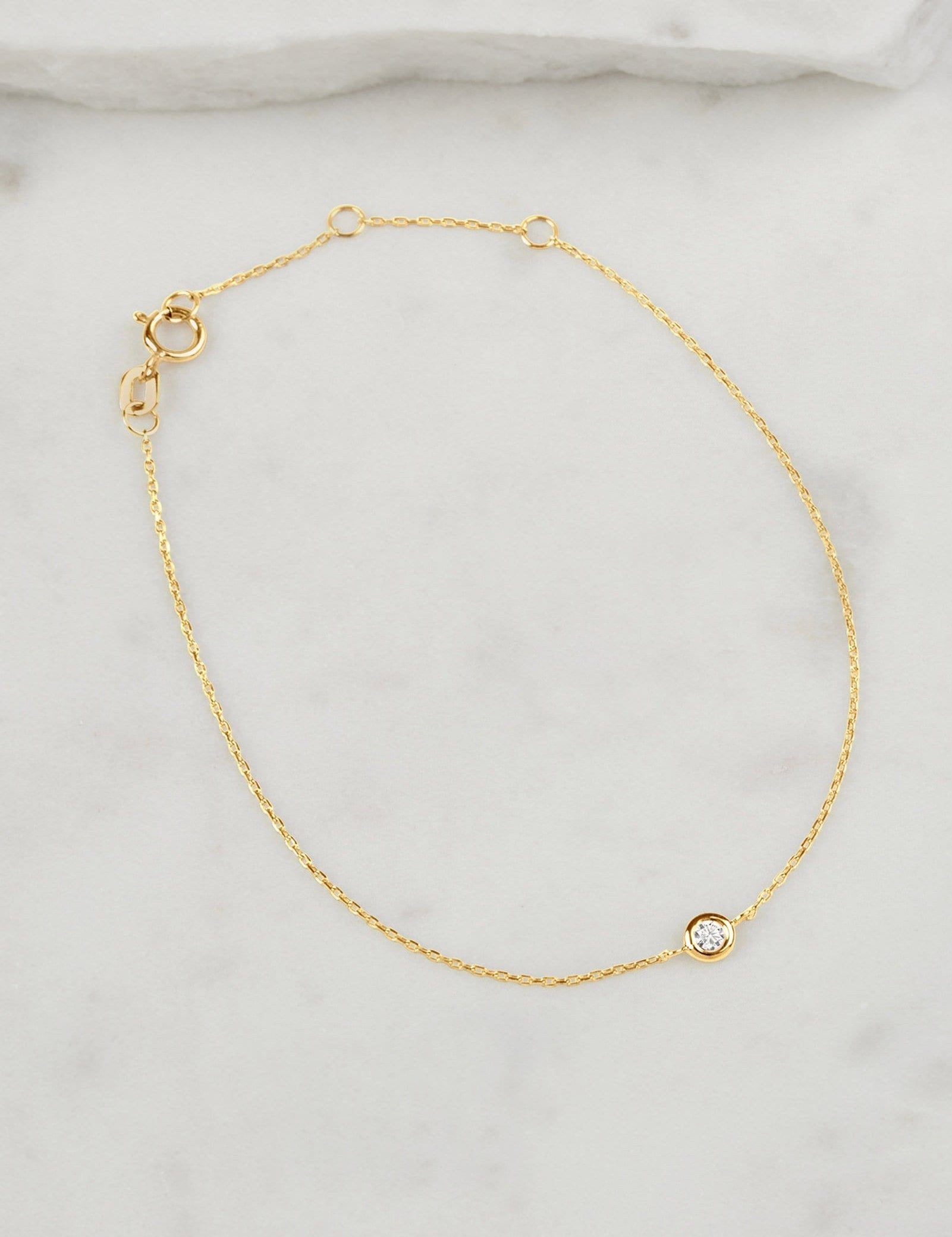 Picture of Luna Rae Solid 9k Gold Diamond Sky Bracelet