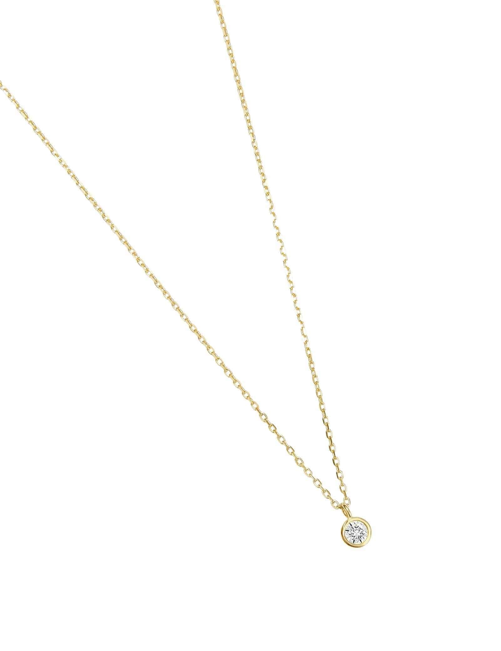 Picture of Luna Rae Solid 9k Gold Diamond Sky Necklace