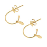 Picture of Luna Rae Solid 9k Gold Drops of Dawn Earrings