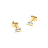 Picture of Luna Rae Solid 9k Gold Earth Element Studs