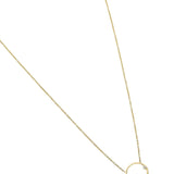 Picture of Luna Rae Solid 9k Gold Eclipse Necklace