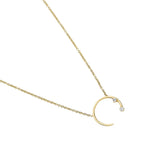 Picture of Luna Rae Solid 9k Gold Eclipse Necklace