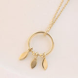 Picture of Luna Rae Solid 9k Gold Falling Stars Necklace