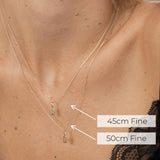 Picture of Luna Rae Solid 9k Gold Falling Stars Necklace