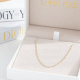 Picture of Luna Rae Solid 9k Gold Figaro Chain