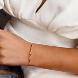 Picture of Luna Rae Solid 9k Gold Horizon Bangle