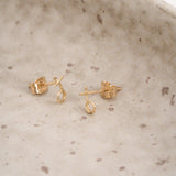 Picture of Luna Rae Solid 9k Gold Kiss Hug Studs