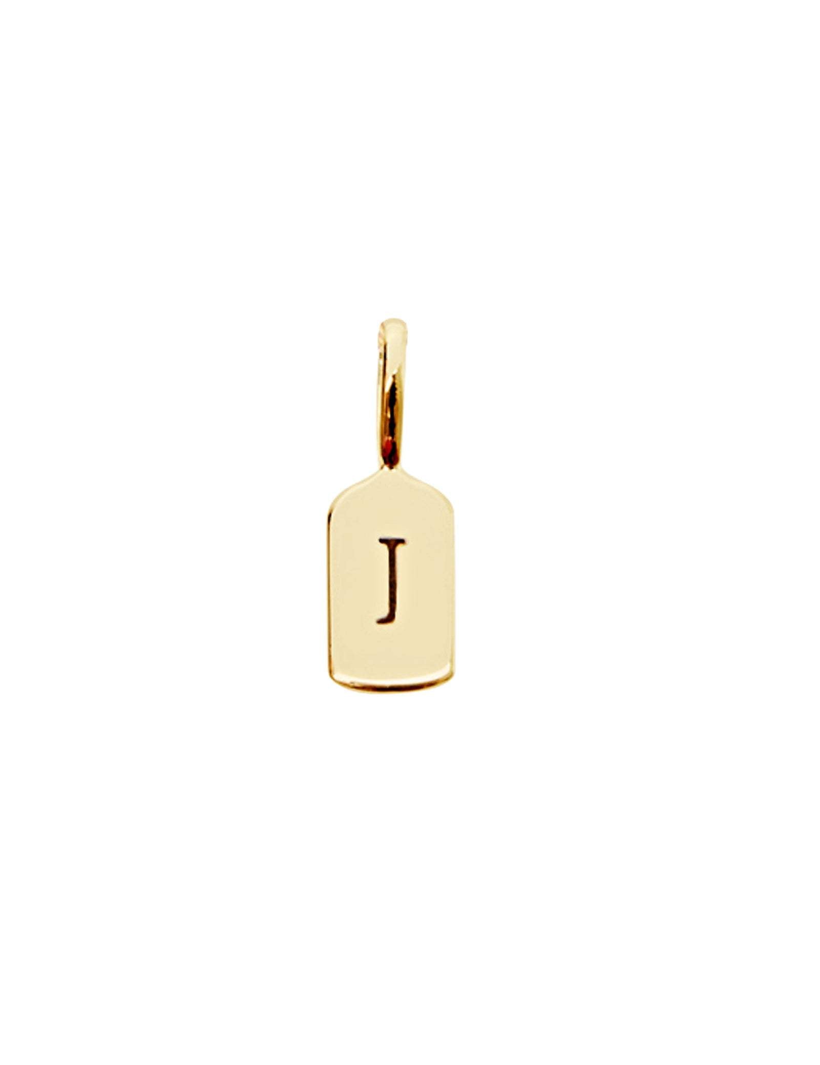 Picture of Luna Rae Yellow Gold Letter J