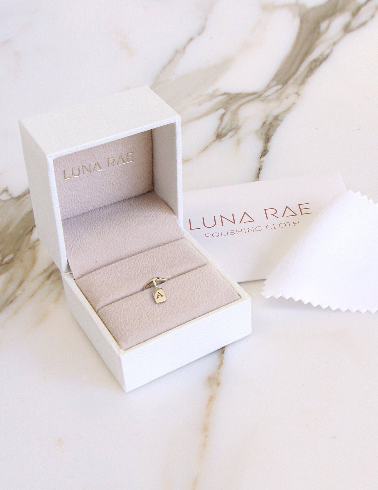 Picture of Luna Rae Yellow Gold Letter P