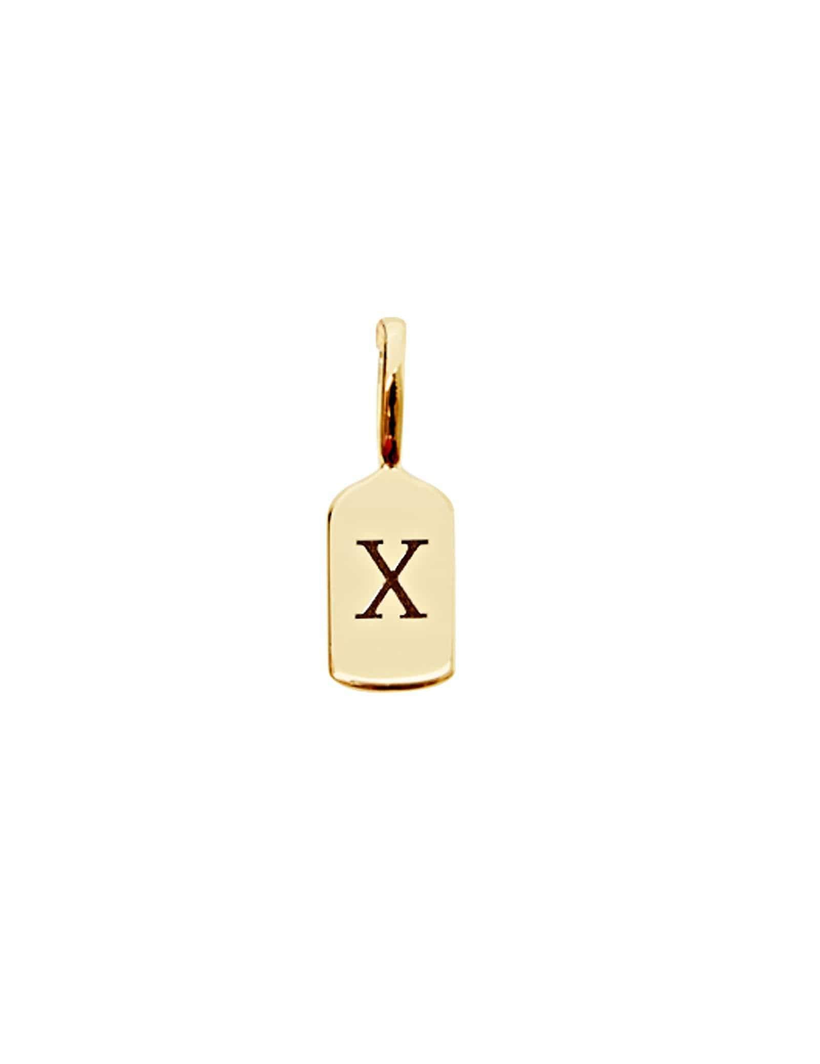 Picture of Luna Rae Yellow Gold Letter X