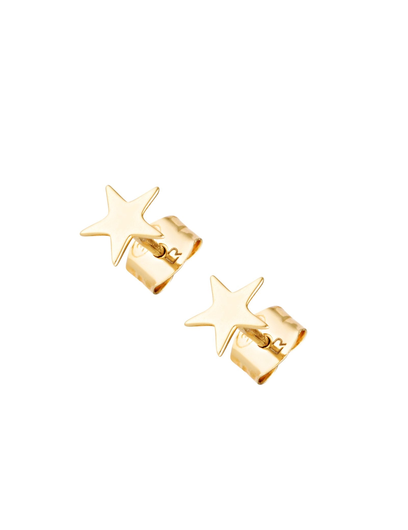 Picture of Luna Rae Solid 9k Gold Litte Star Studs