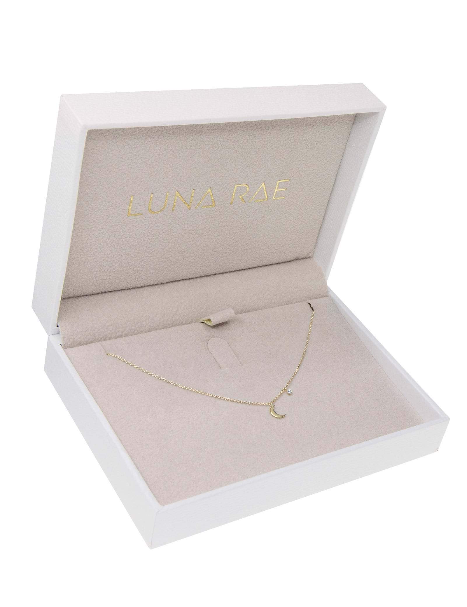 Picture of Luna Rae Solid 9k Gold Luna Necklace