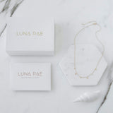 Picture of Luna Rae Solid 9k Gold Mirrored Stars Necklace