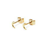 Picture of Luna Rae Solid 9k Gold Moon Studs