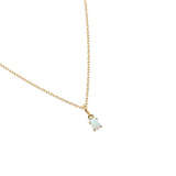 Picture of Luna Rae Solid 9k Gold Opal Necklace