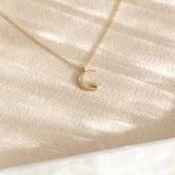 Picture of Luna Rae Solid 9k Gold Selene Necklace