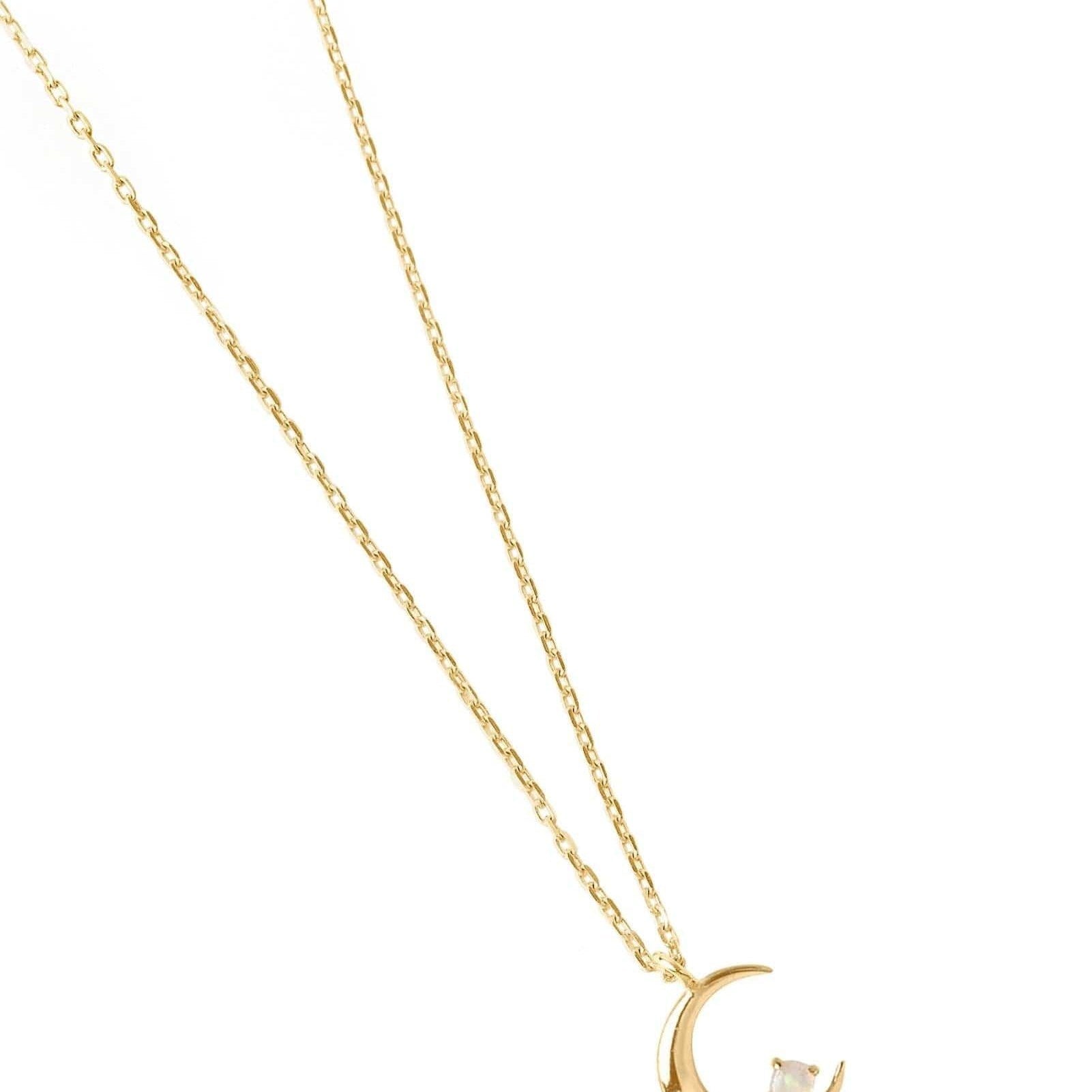 Picture of Luna Rae Solid 9k Gold Selene Necklace