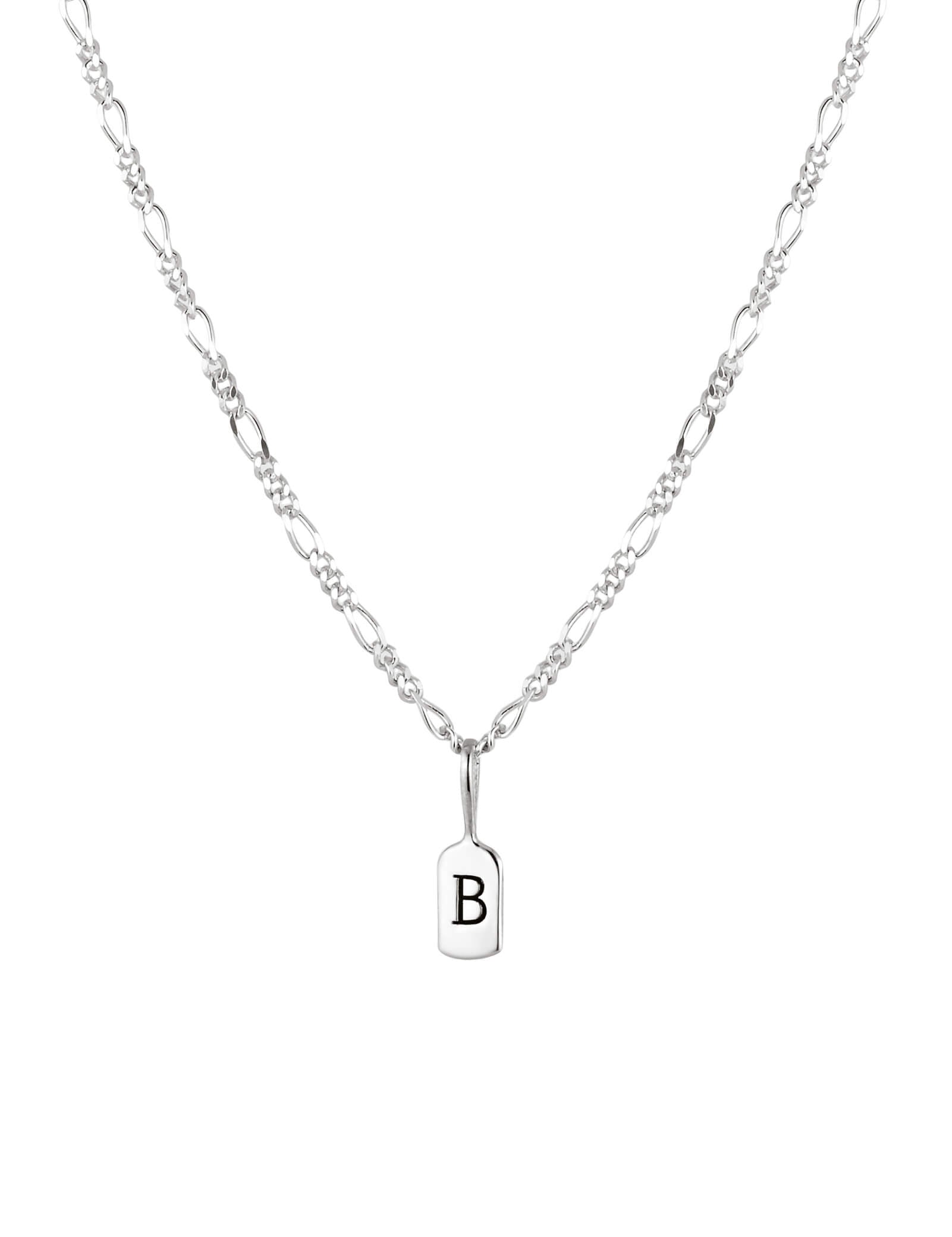 Silver Letter B