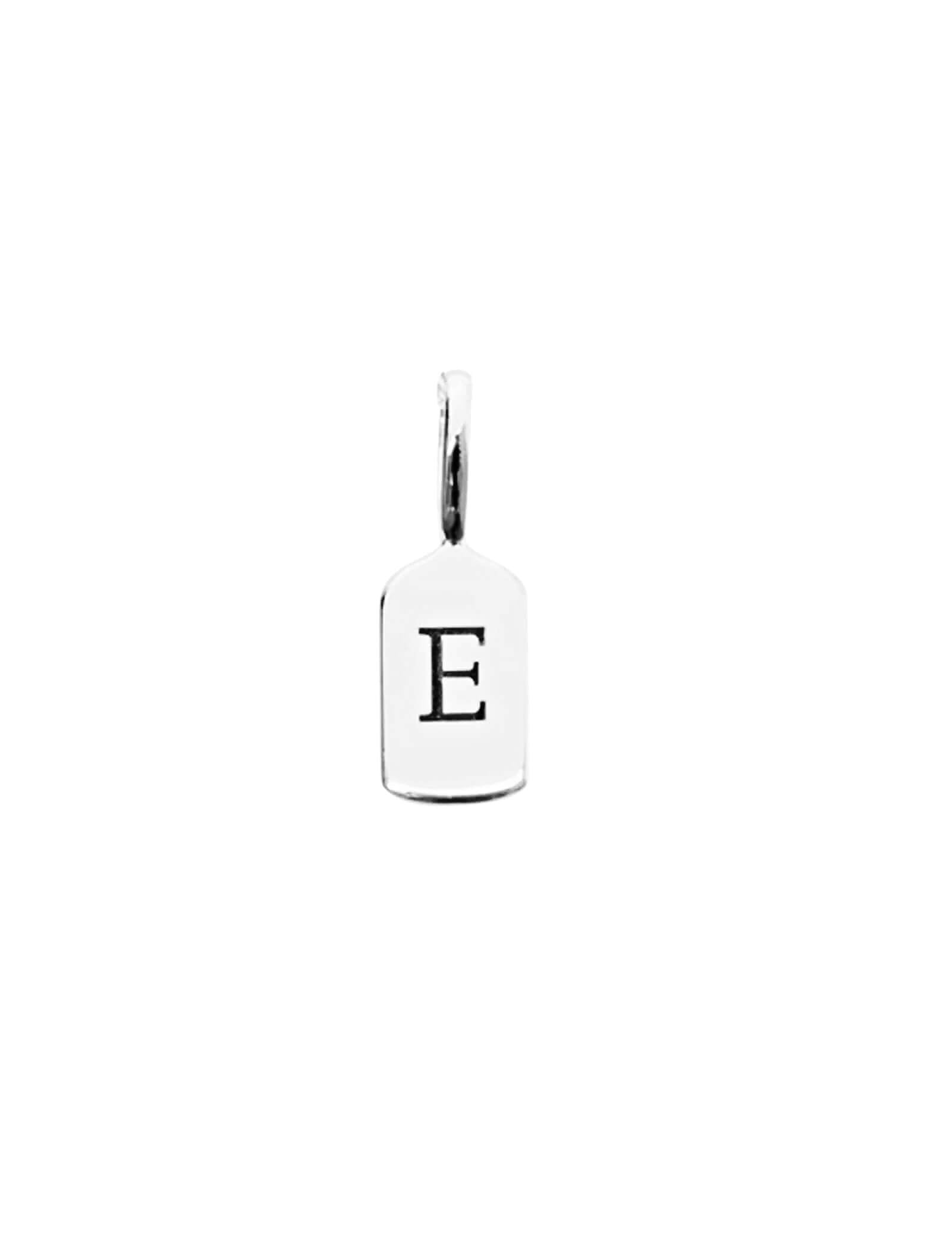 Silver Letter E