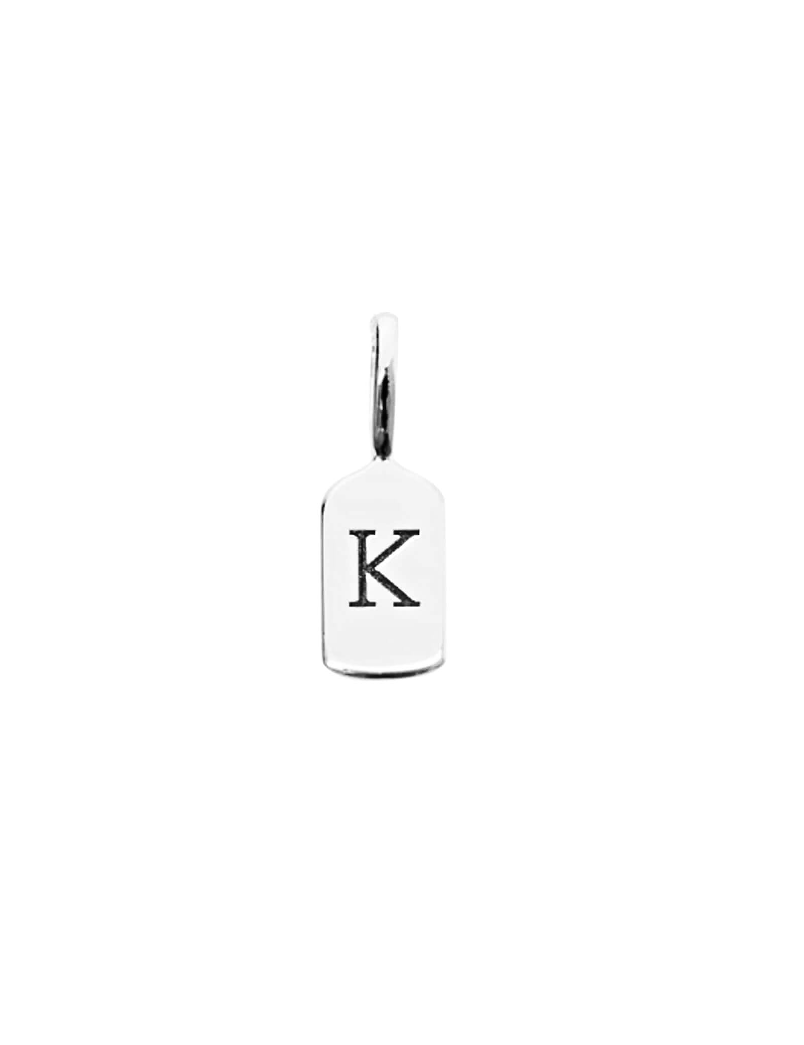 Silver Letter K
