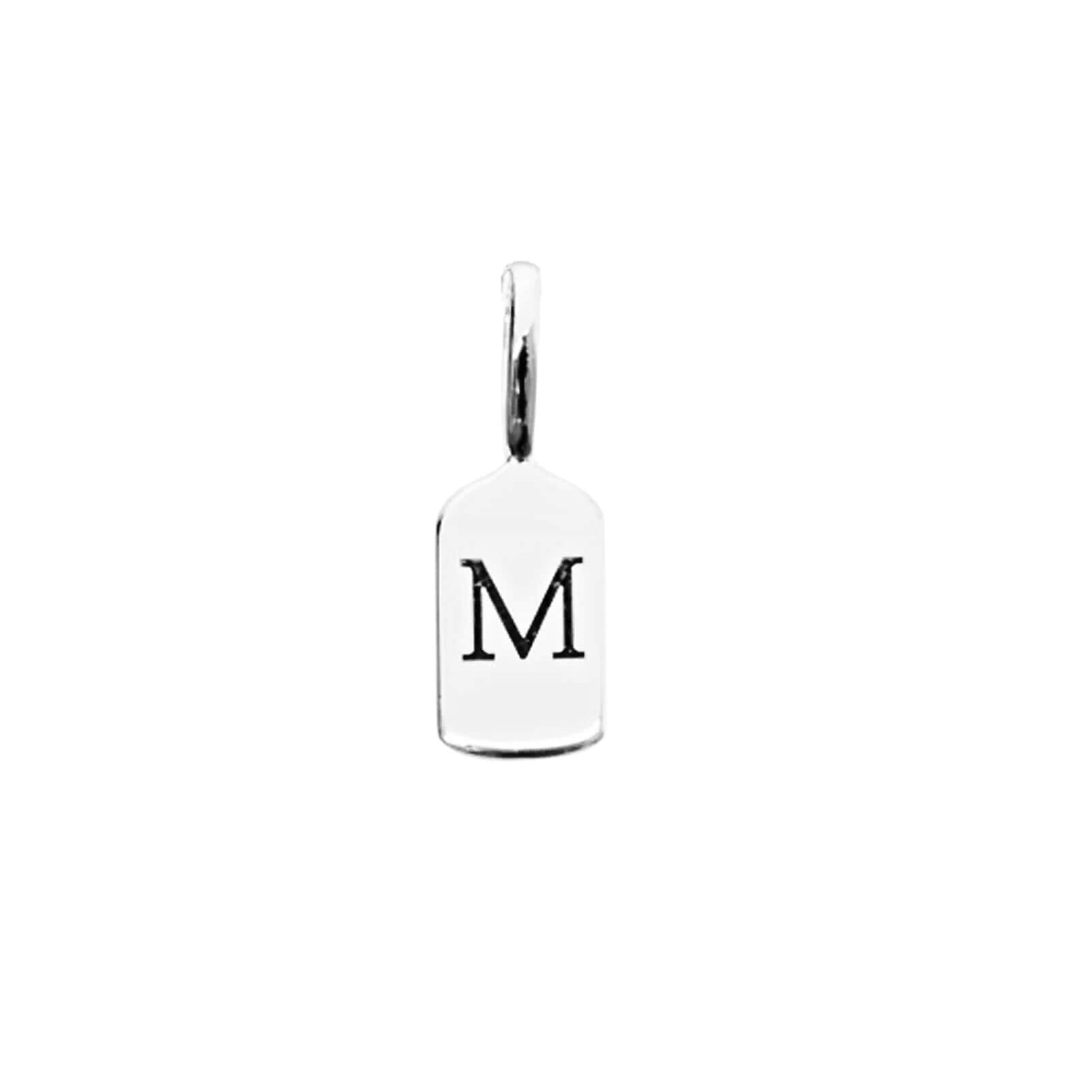Silver Letter M