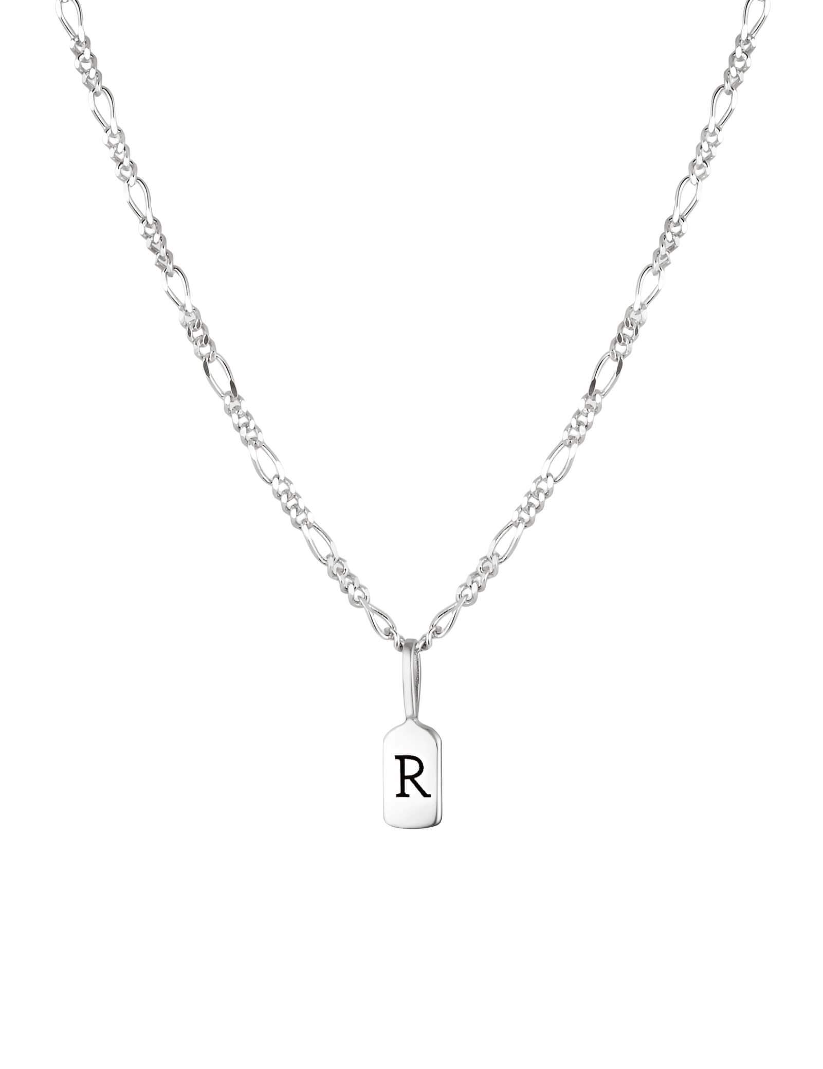 Silver Letter R
