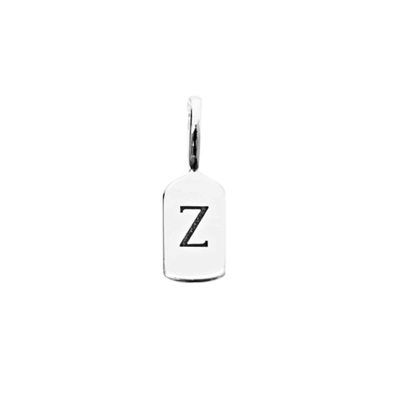 Silver Letter Z