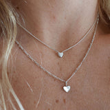 Silver Little Heart Necklace