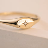 Picture of Luna Rae Solid 9k Gold Sol Ring