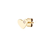 Picture of Luna Rae Solid 9k Gold Sweetheart Studs