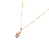 Picture of Luna Rae Solid 9k Gold Tazanite Necklace