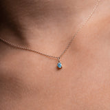 Picture of Luna Rae Solid 9k Gold Topaz Necklace