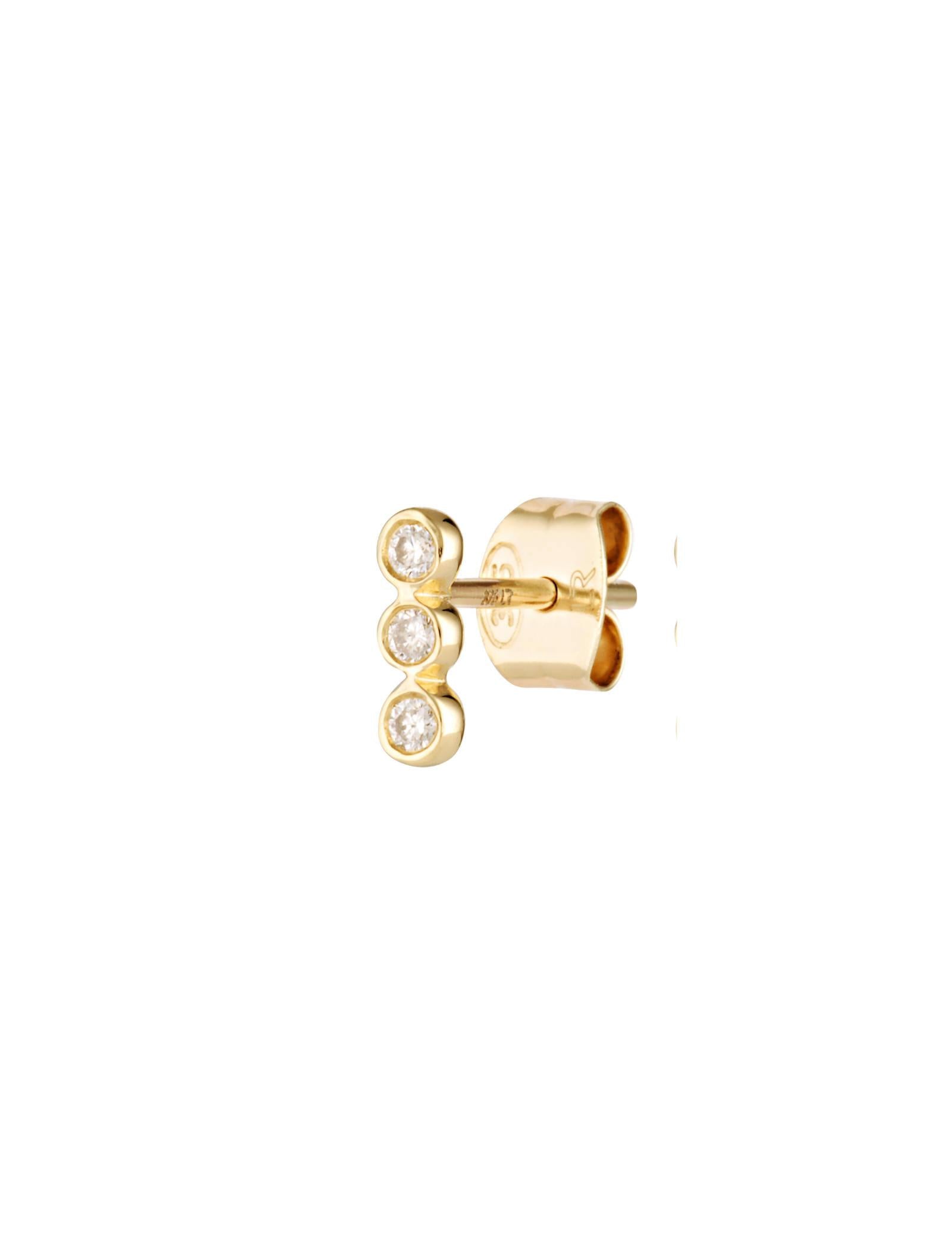 Picture of Luna Rae Solid 9k Gold Vivian Studs