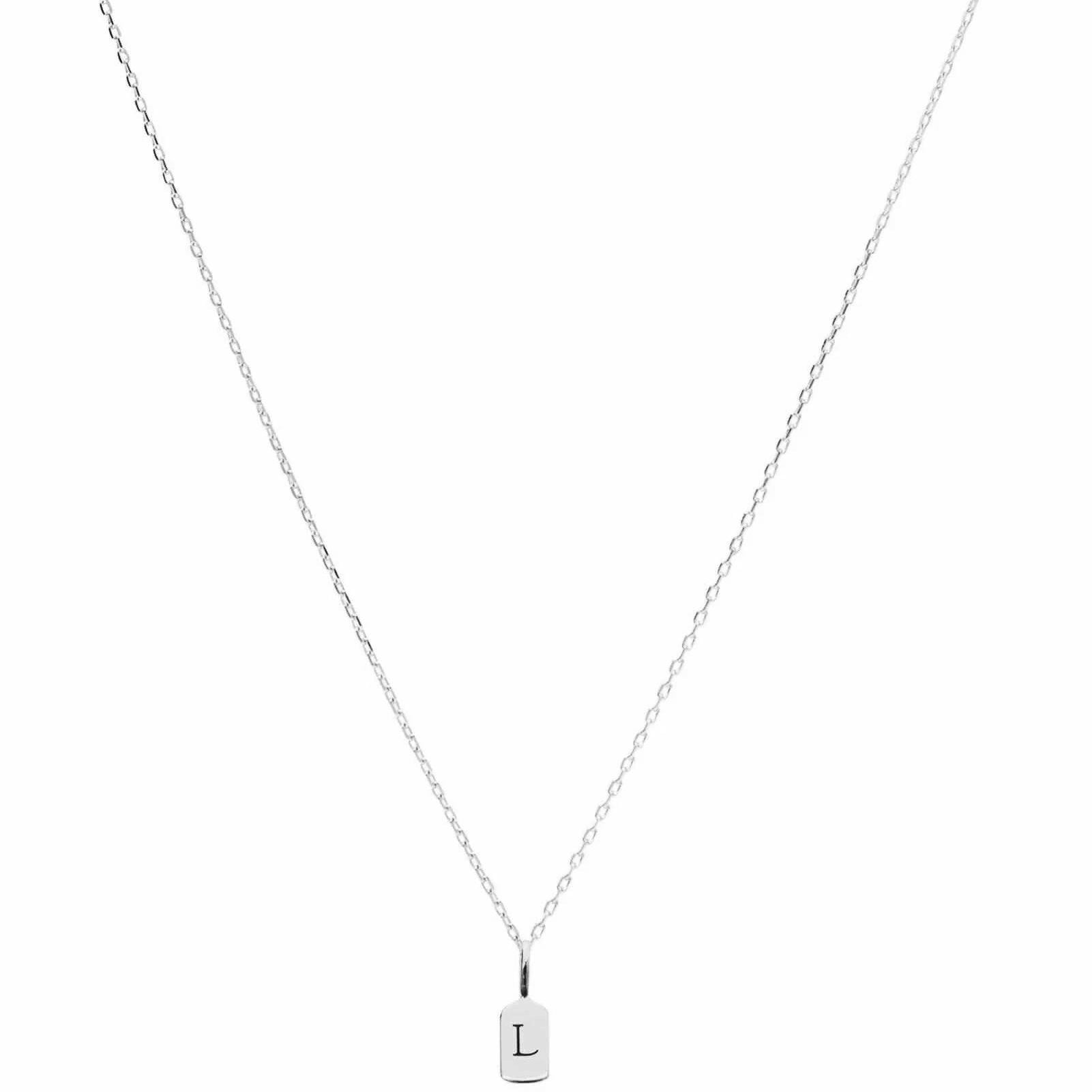 Picture of Luna Rae White Gold Letter L