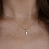 Picture of Luna Rae White Gold Letter L