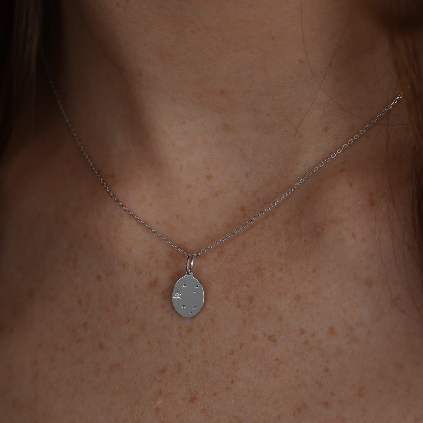 Picture of Luna Rae White Gold Stars Of Libra