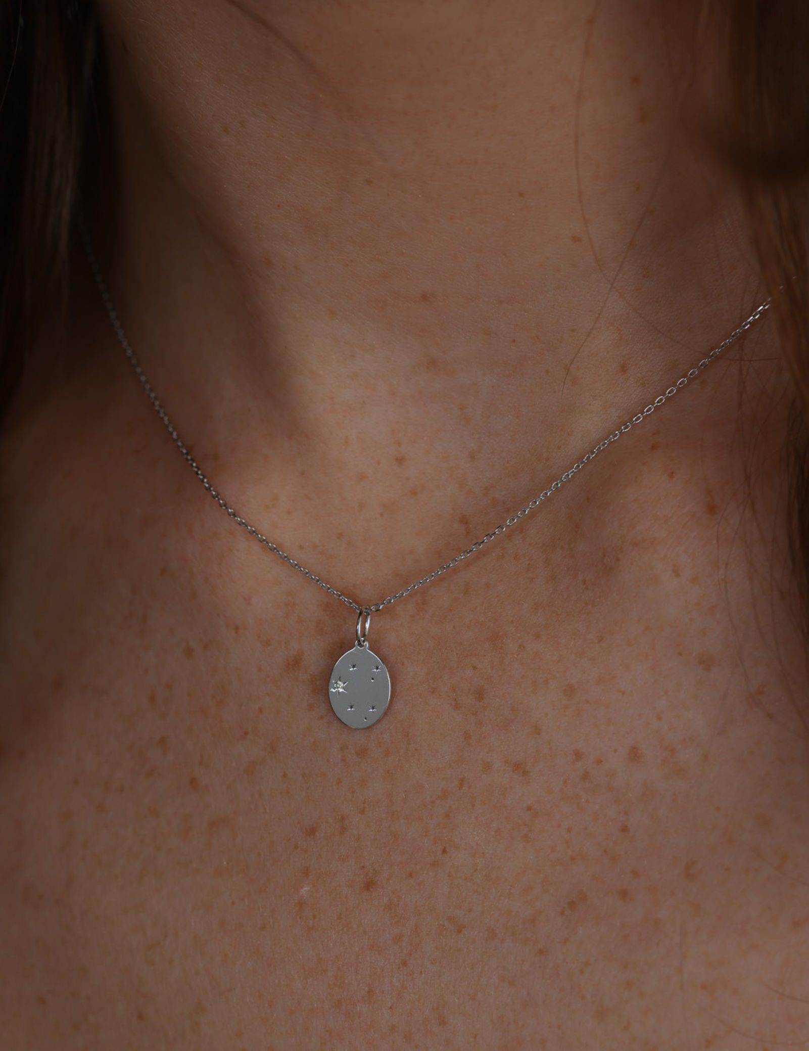 Picture of Luna Rae White Gold Stars Of Libra